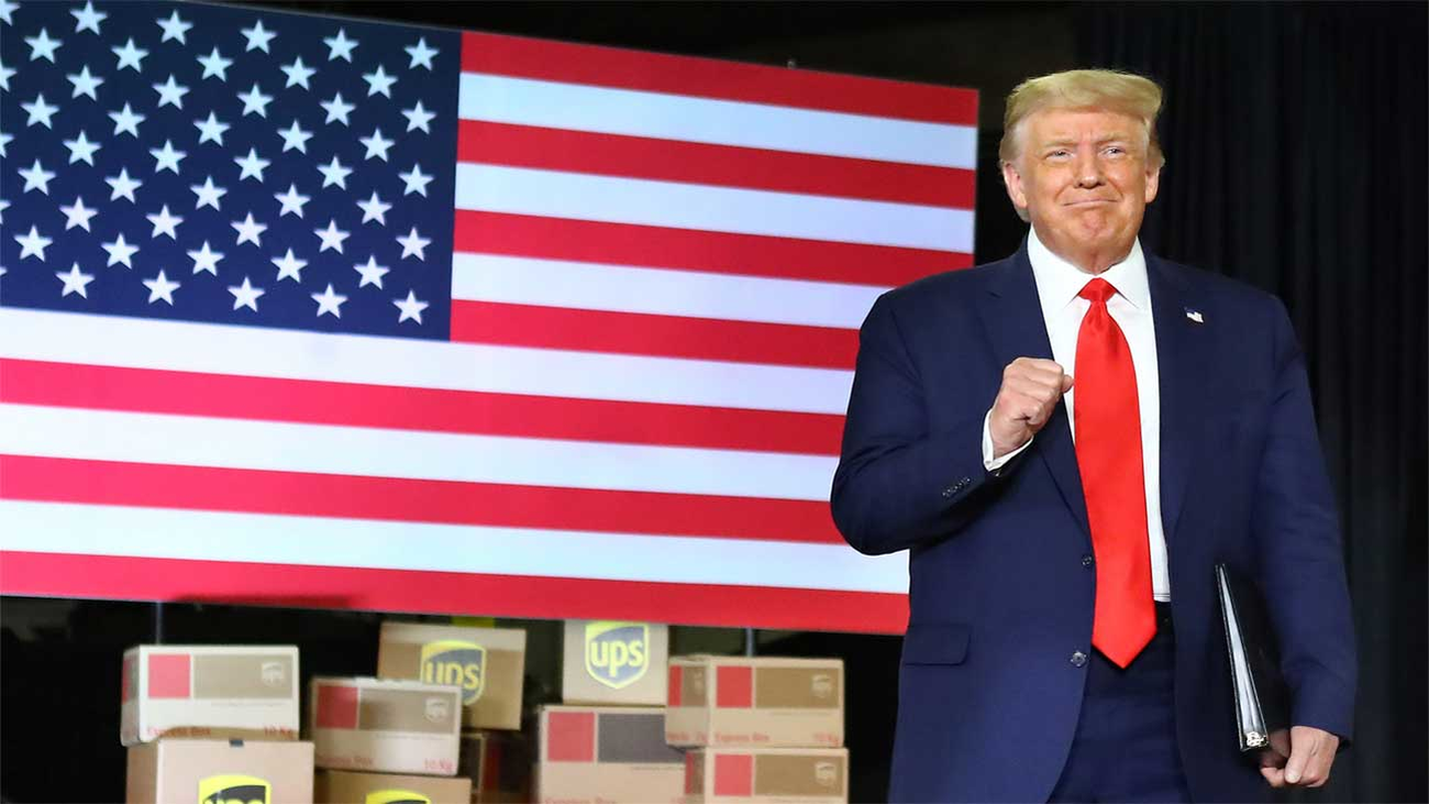 Trump sugiere aplazar las elecciones presidenciales por el riesgo de "fraude" en el voto por correo