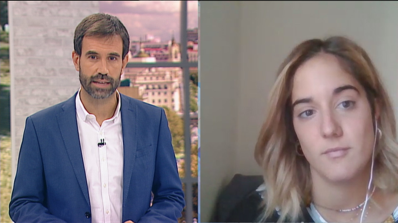 Julia, de 24 años, sin vacaciones por el coronavirus