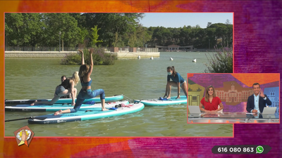 'Sup Yoga' o el deporte estrella de este verano