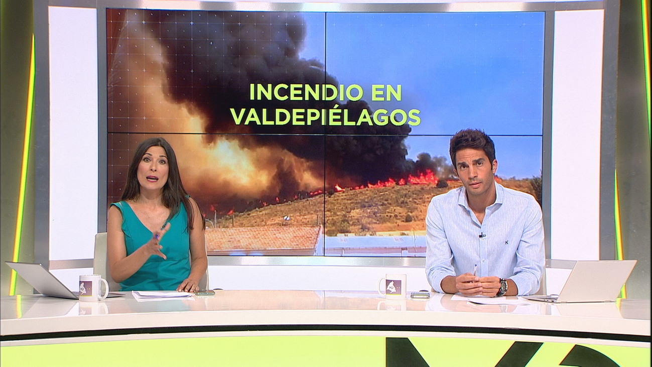 Gran incendio en Valdepiélagos