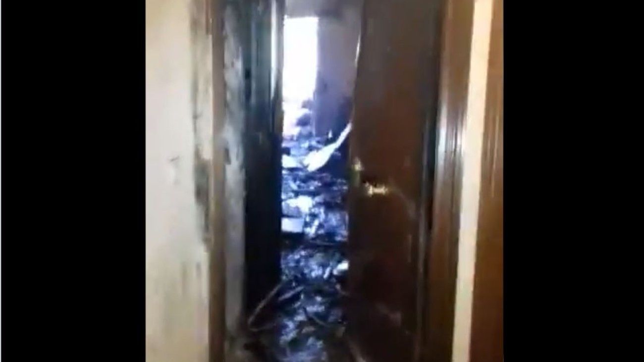 Cuatro intoxicados leves, dos de ellos menores, en un incendio en Alcorcón