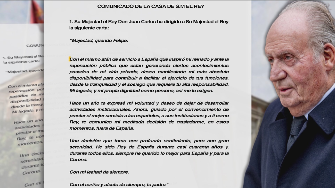 Los acontecimientos que han llevado a Juan Carlos I a abandonar España