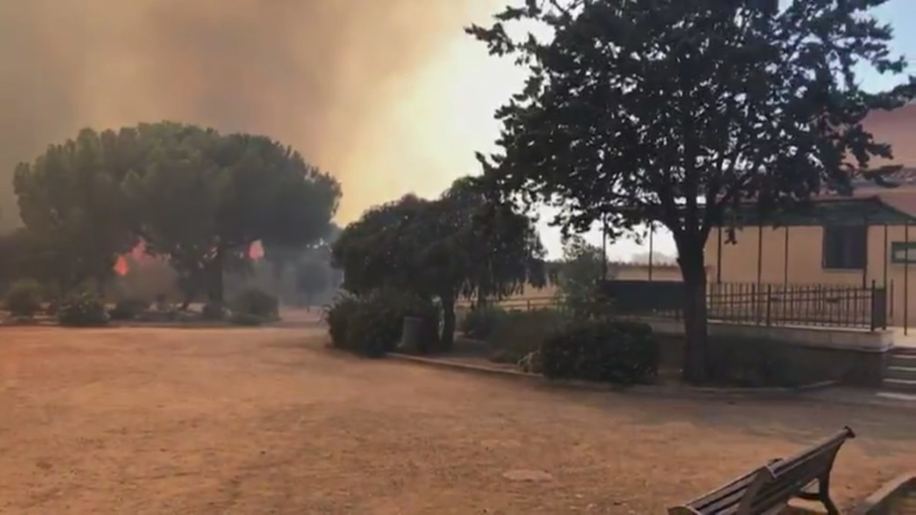 El día después del incendio de Valdepiélagos