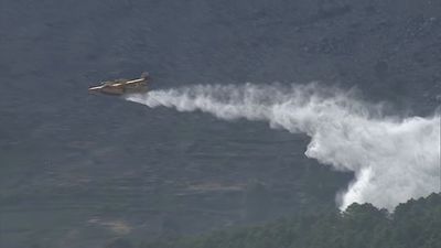 El incendio de Robledo de Chavela sigue su evolución favorable sin focos activos