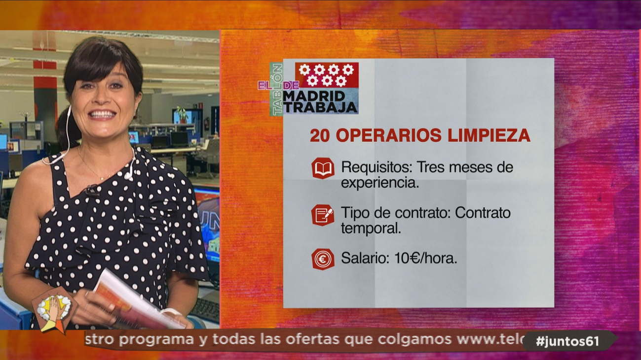 Nuevas vacantes para personal de servicios de limpieza