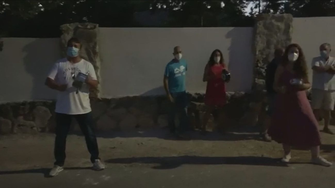 Caceroladas contra los okupas en Nuevo Baztán