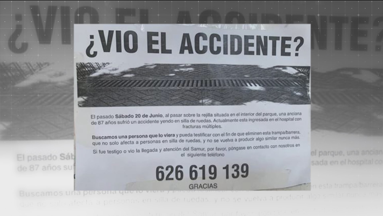 Se buscan testigos de una grave caída en el Barrio de la Concepción