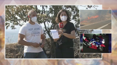 Un testigo del incendio de Robledo acusa a los moteros de preocuparse de la moto y de no sofocar el fuego