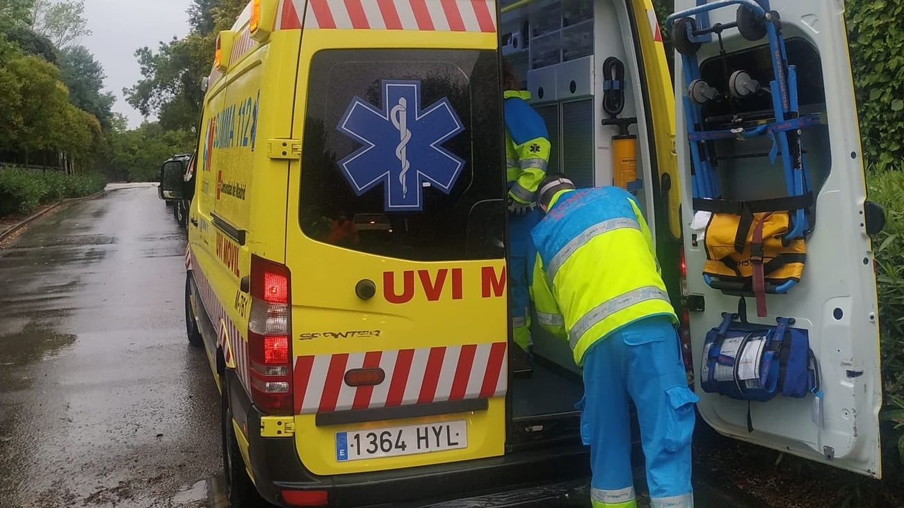 Atendido en Torrelodones tras caerle un rayo