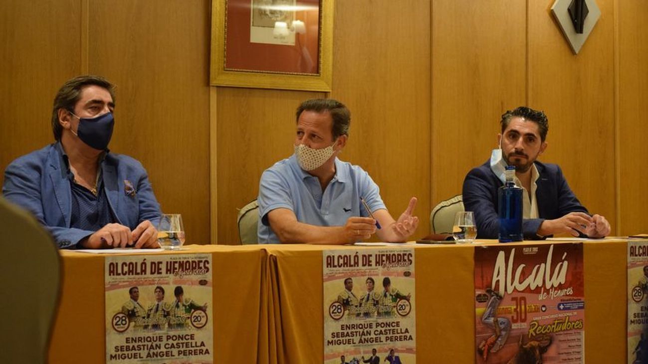 Ponce, Castella y Perera, cartel del regreso de los toros a Alcalá de Henares