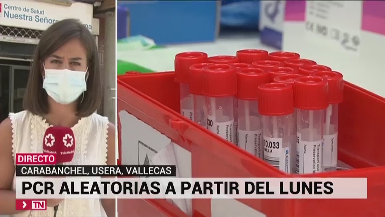 Carabanchel, Villaverde, Vallecas, Usera, Alcobendas y Móstoles, las zonas donde se realizarán test masivos
