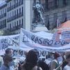 Los comerciantes cambian los puestos de El Rastro por las pancartas por sexto domingo consecutivo