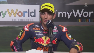 Primera victoria de Jorge Martín, el ídolo de Sanse, en Moto 2