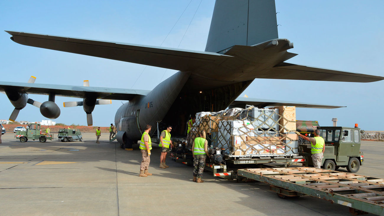 Miembros del Destacamento Marfil, en plenas operaciones