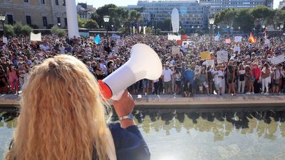 Franco, sobre los manifestantes de Colón: "Seremos contundentes con las posibilidades que la ley nos da"