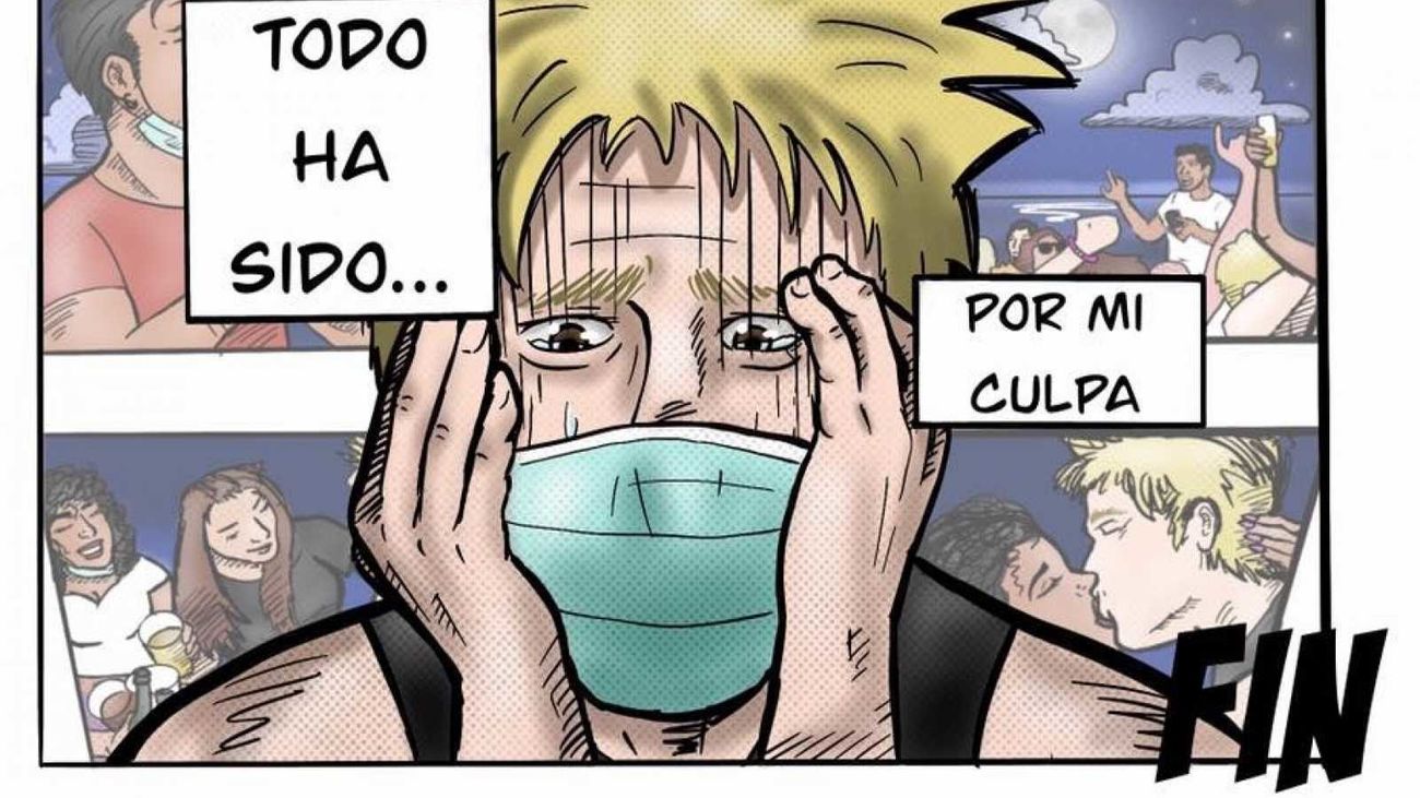 Un cómic para alertar a los jóvenes sobre los riesgos del coronavirus