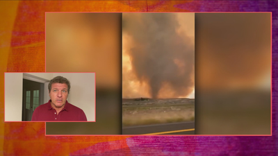 Las imágenes del devastador tornado de fuego en California