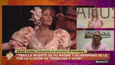 La entrevista más sincera de Daniel Pontes, el heredero de Lina Morgan