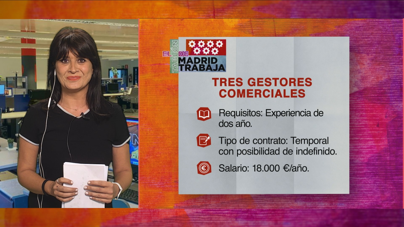 Se necesitan tres gestores comerciales