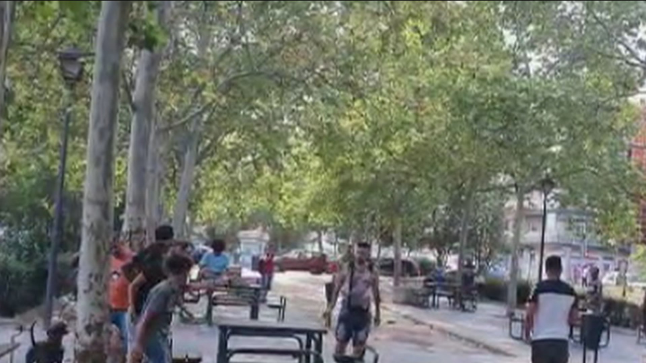 Peleas, consumo de alcohol y drogas en el parque Amós de Vallecas