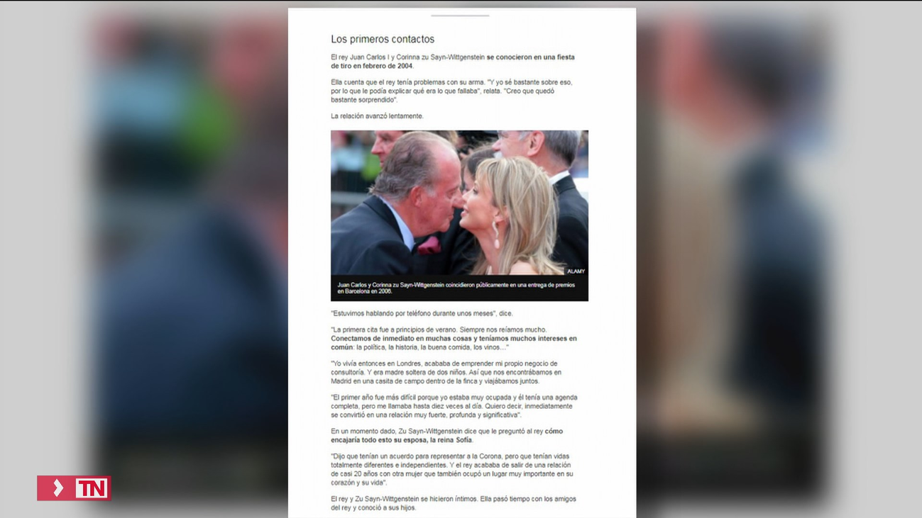 Corinna  dice a la BBC que el rey emérito tenía más cuentas en otros países