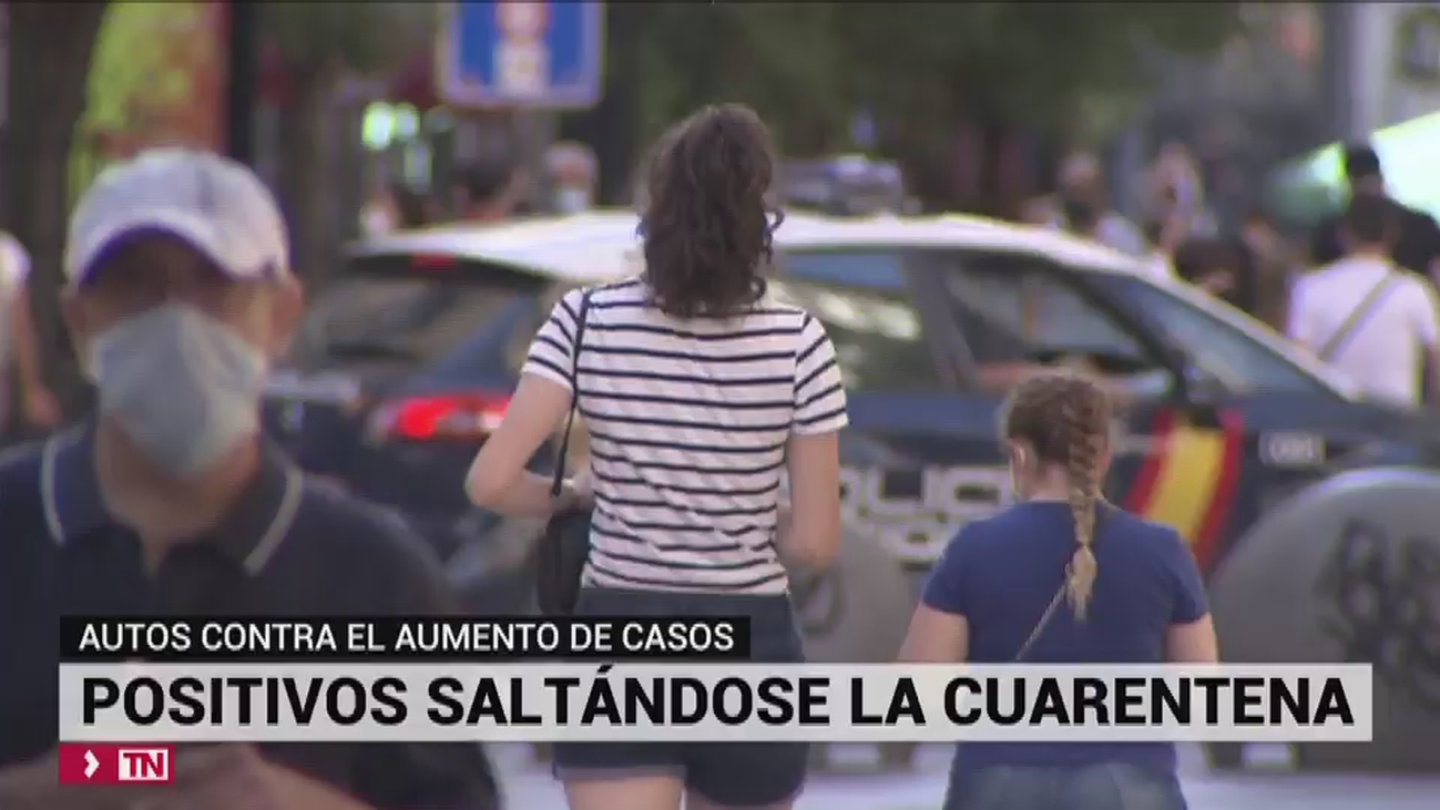 Madrid recurrirá a la Policía para localizar a los positivos que se salten el aislamiento
