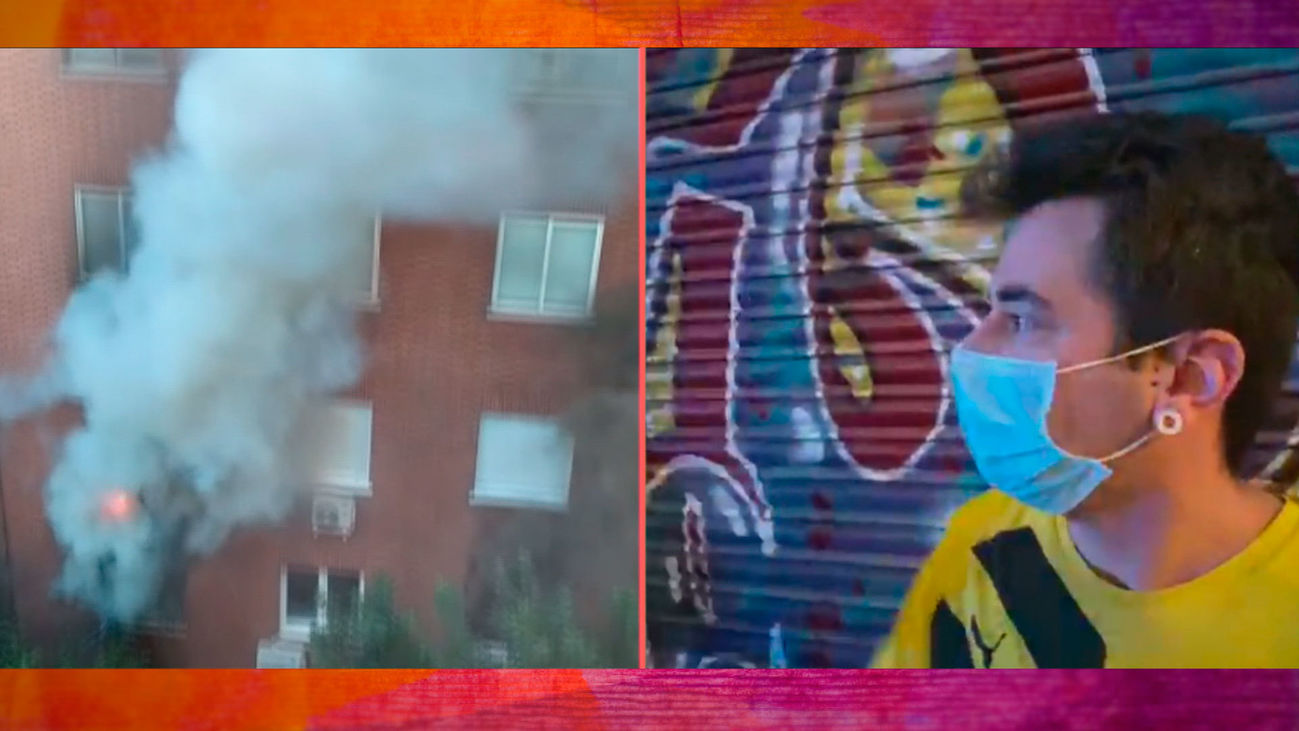 Un hombre herido grave al declararse un incendio en su vivienda de Blasco de Garay