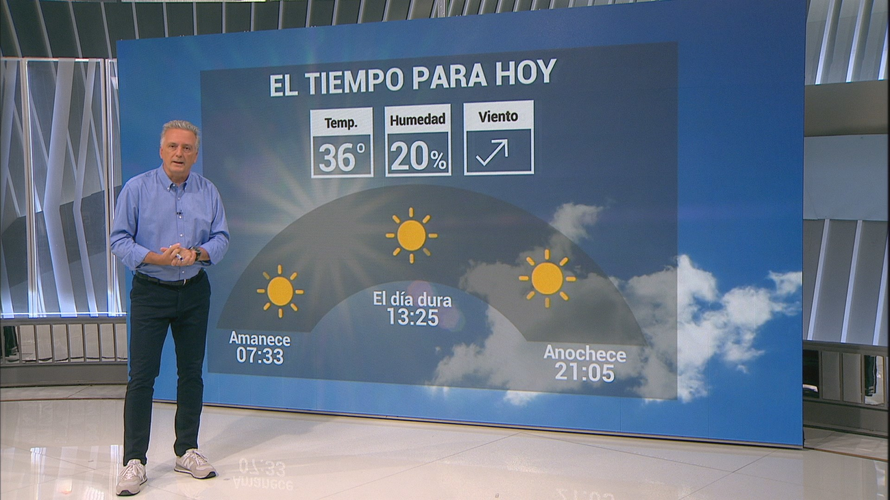 Temperaturas  máximas al alza que rozarán los 37 grados en el Sur