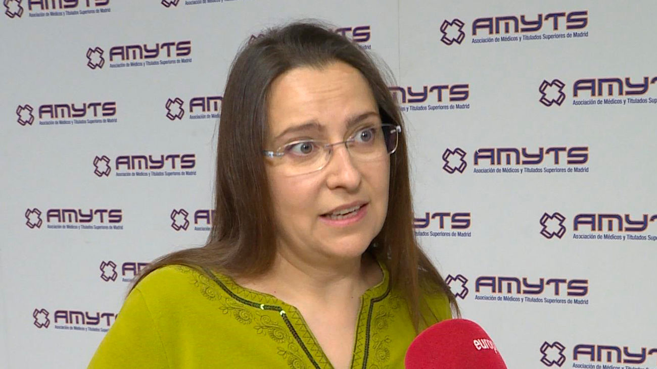 Ángela Hernández, vicesecretaria general de Asociación de Médicos y Titulados Superiores de Madrid (AMYTS)