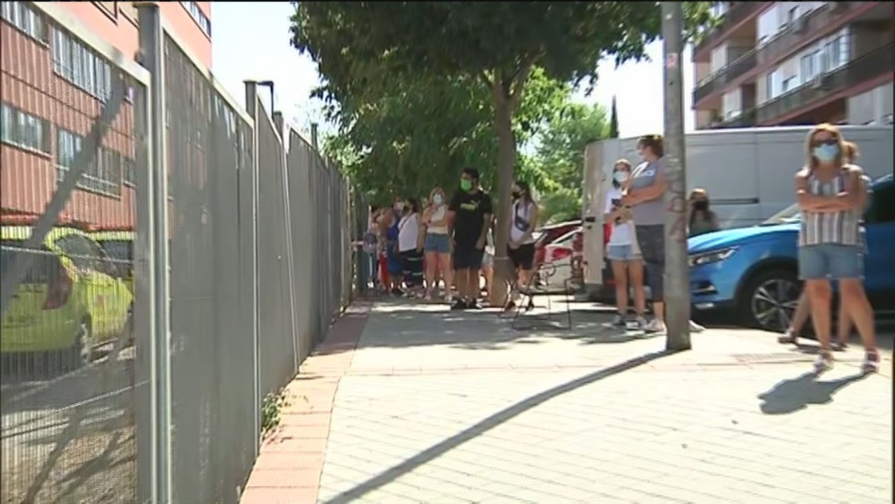 Pruebas PCR masivas en Fuenlabrada