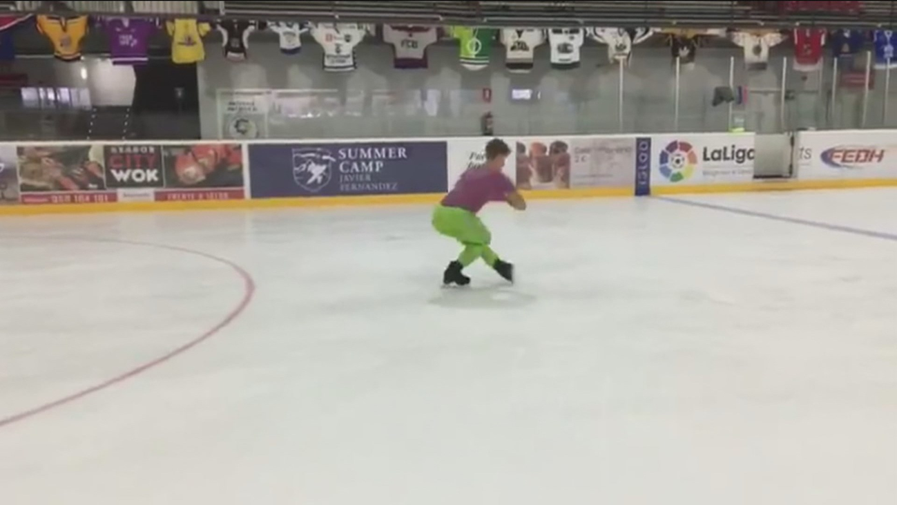 Madrid podría perder a una de sus grandes promesas del patinaje sobre hielo por un problema burocrático