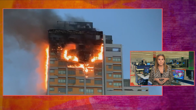 El incendio en Chamartín, en primera persona: "Miré por la ventana y era todo fuego"