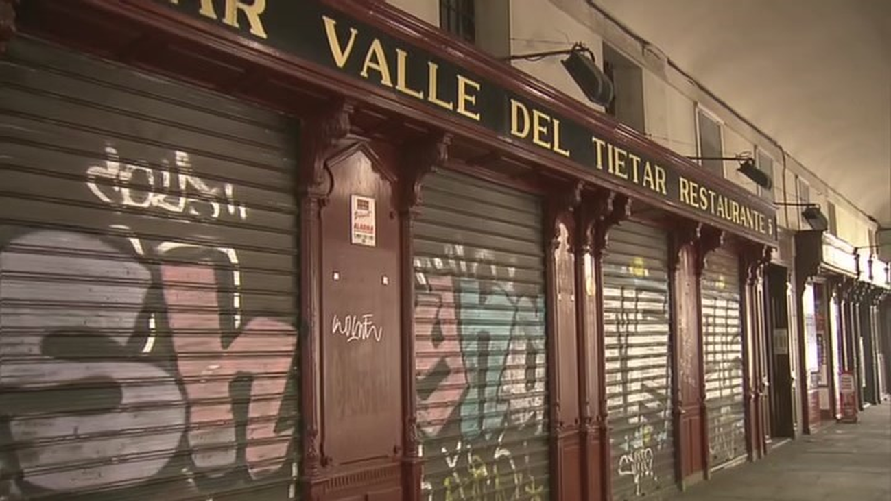 Los hosteleros de la Plaza Mayor califican esta situación de "insostenible"