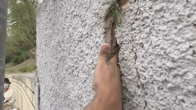 Grietas por filtración de aguas fecales en Coslada