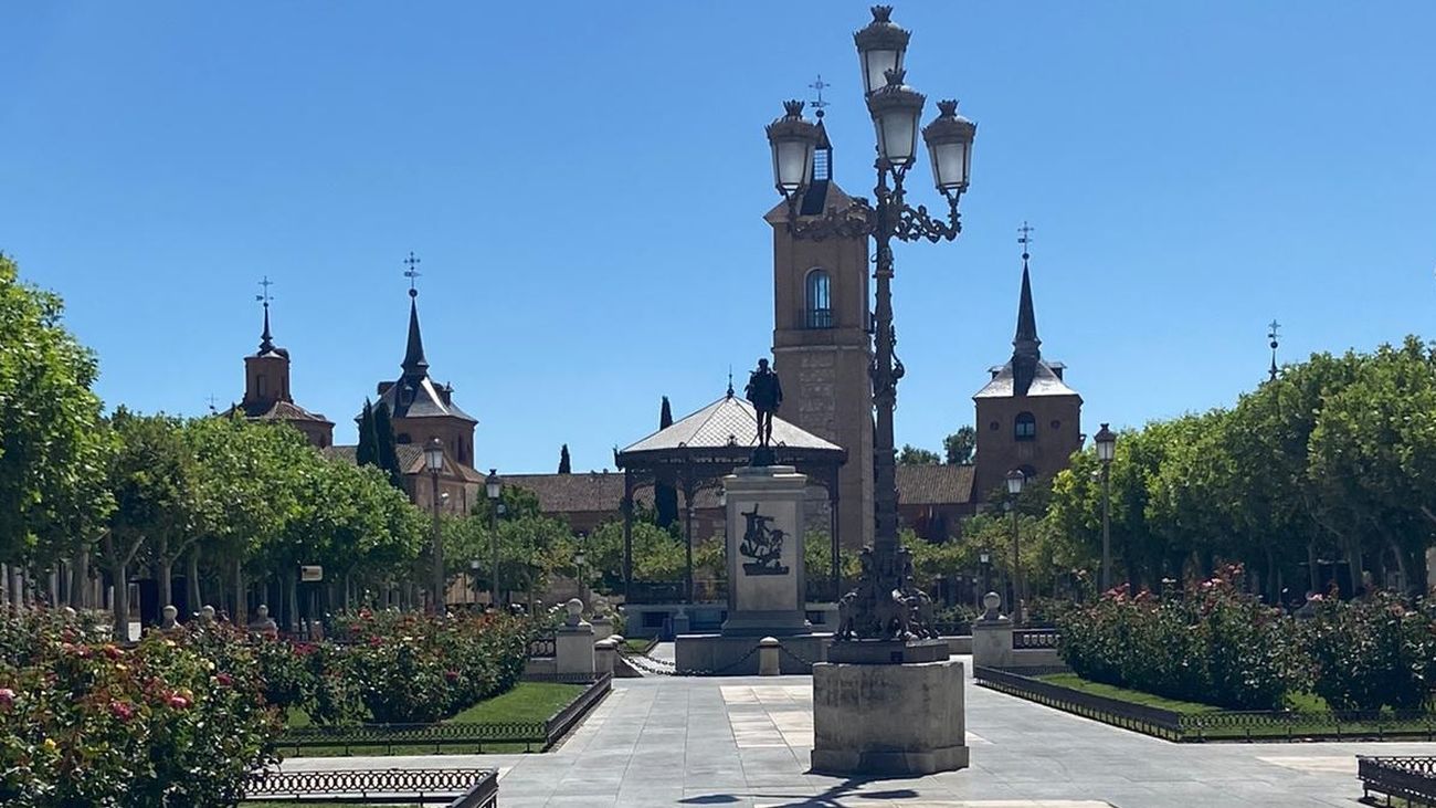 La Plaza de Cervantes de Alcalá de Henares