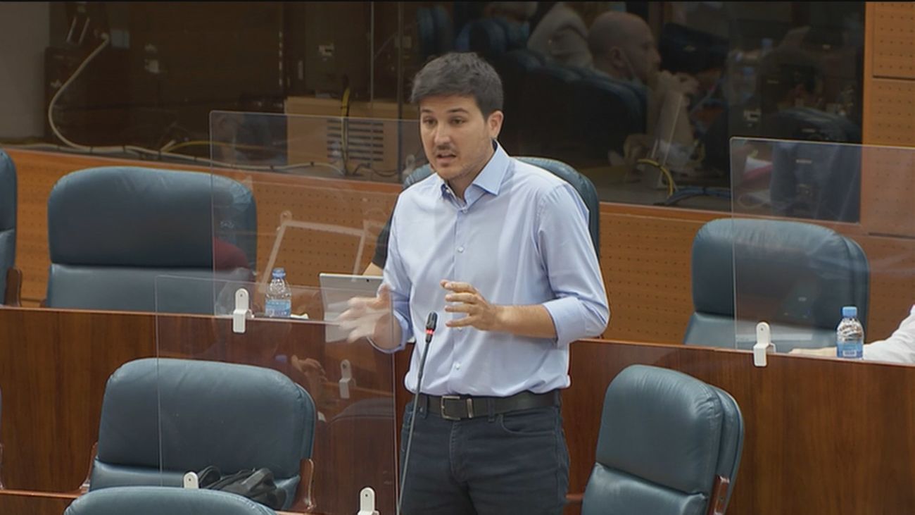 Pablo Gómez Perpinyá, portavoz de Más Madrid en la Asamblea de Madrid