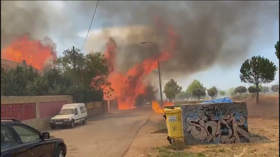 El incendio en Eurovillas, ¿provocado por los okupas?