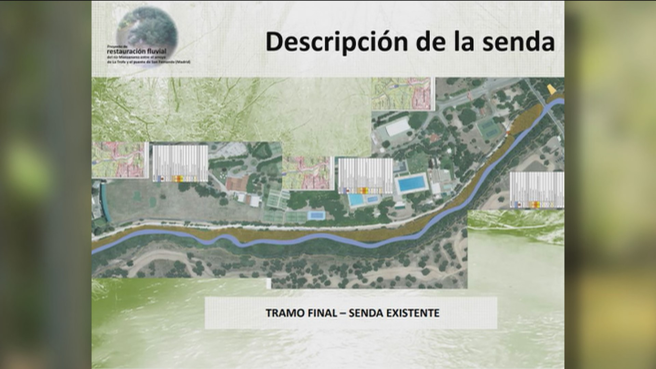 Una plataforma ciudadana denuncia que las obras del Manzanares lo están convirtiendo en un basurero