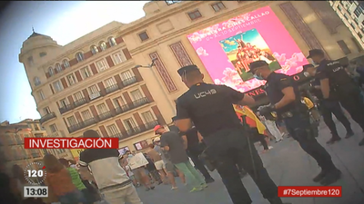 Telemadrid se infiltra en la manifestación de los negacionistas de Callao