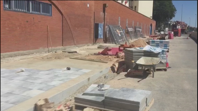 El Colegio Tomás Bretón sigue sin aceras de acceso en vísperas de que vuelvan los niños