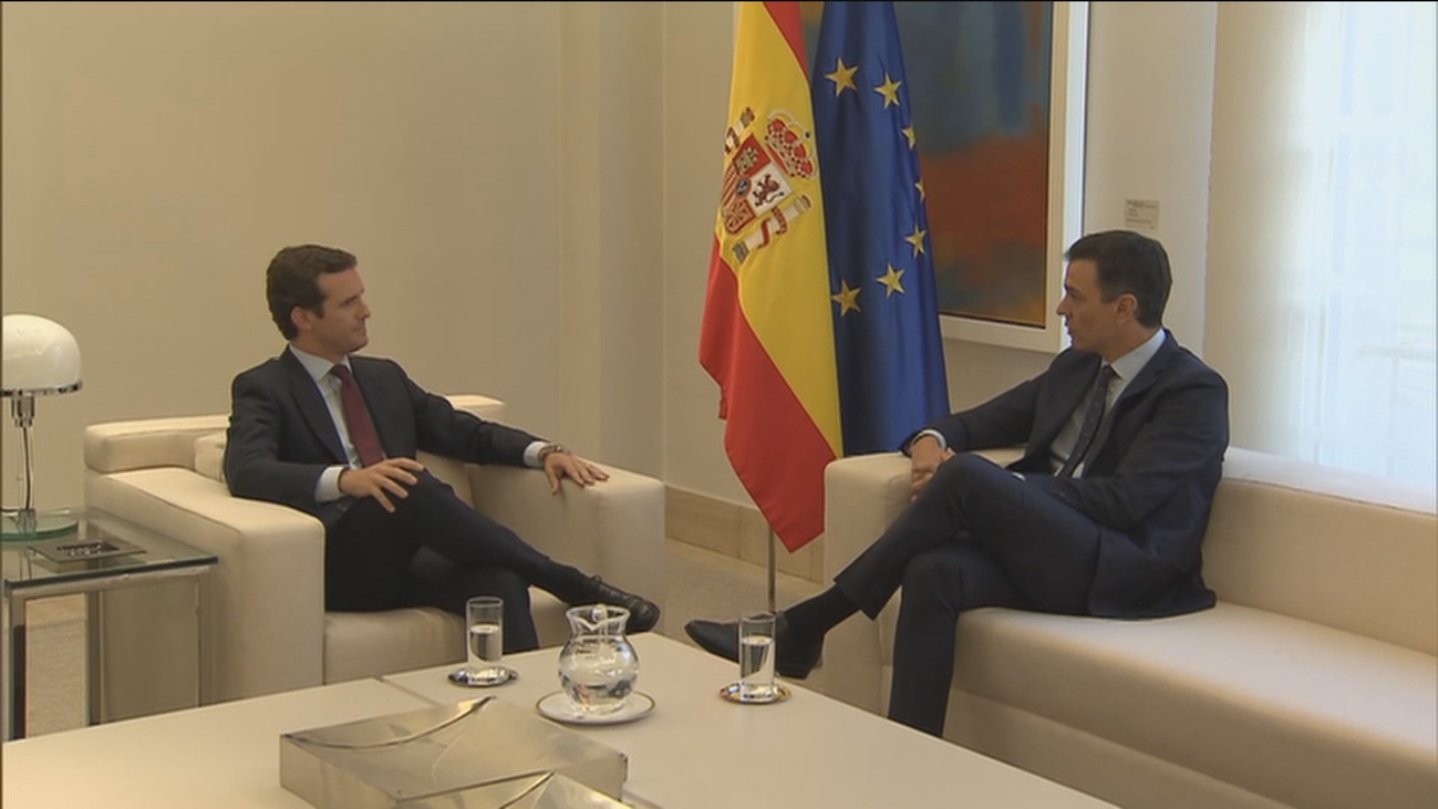 Sánchez culpa al PP de romper un acuerdo casi cerrado sobre el CGPJ y Casado señala a Podemos