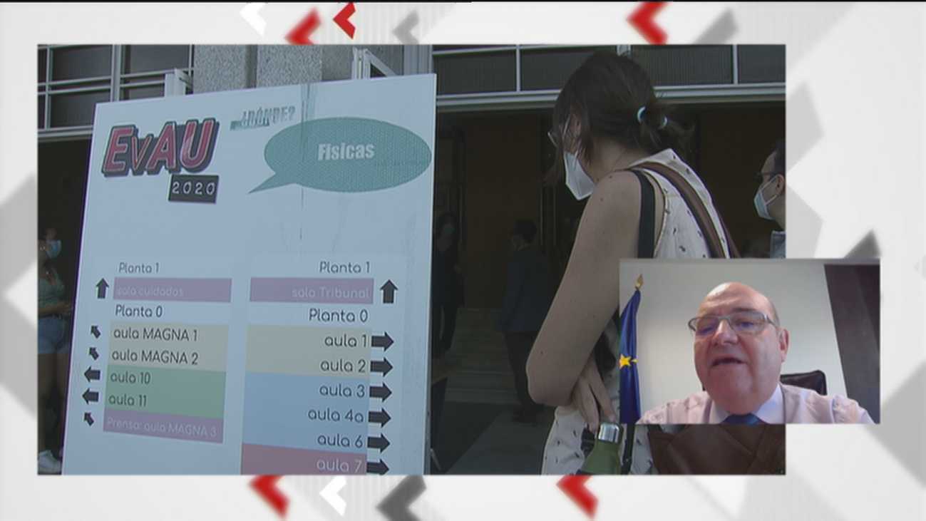 Habrá examen online para el alumno que no puede presentarse a la EvAU por tener Covid-19