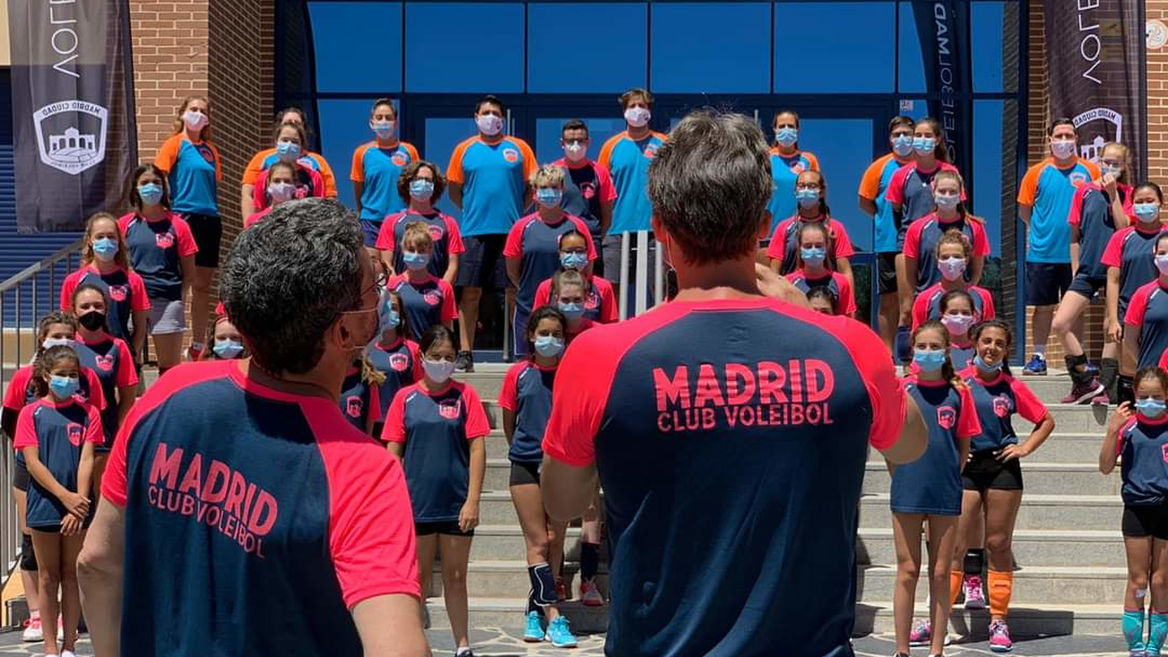 Así es la 'nueva normalidad' del voleibol en Madrid