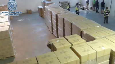 Cinco detenidos por robar palés con 900.000 mascarillas y 2,4 millones de pares de guantes en Madrid