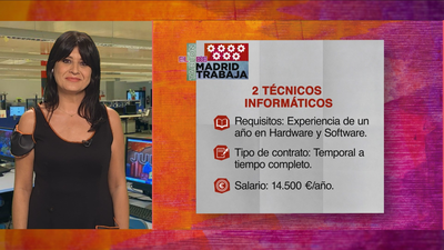 En Móstoles hay dos puestos para técnicos informáticos