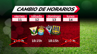 La RFEF prohíbe los partidos en viernes y lunes