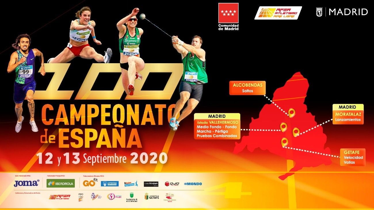 Los campeonatos de España de atletismo se dispersan en Madrid por la pandemia