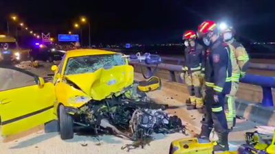 Muere un hombre al ser arrollado su coche por otro vehículo mientras esperaba la grúa en Leganés