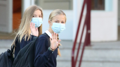 La princesa Leonor deberá guardar cuarentena por un positivo de una compañera de clase