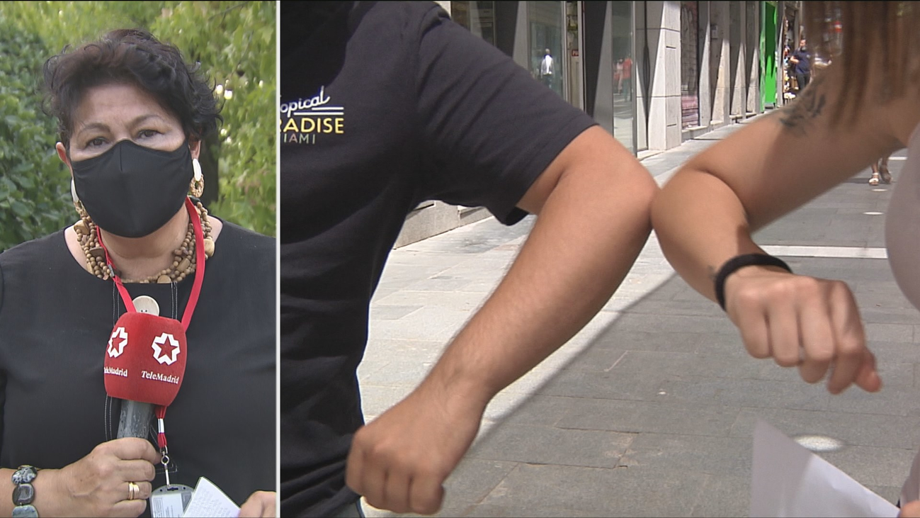 No conviene saludar con el codo, según la OMS